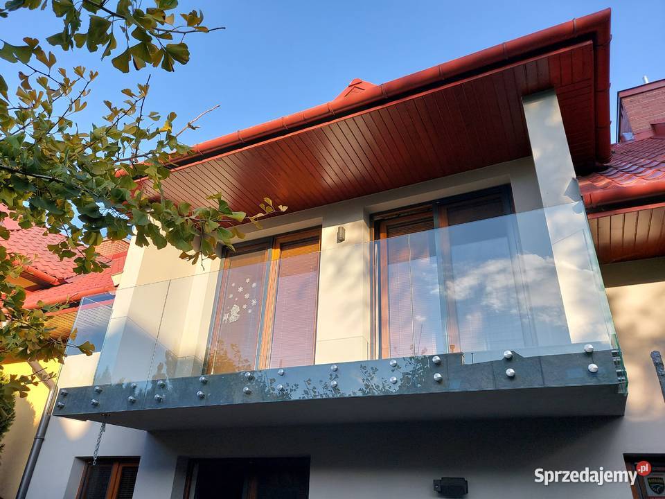 Balustrady szklane barierki balkon taras schody sprzedam