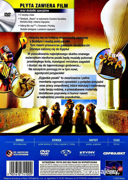 EGIPSKIE PSIAKI DISNEY pełne Kalisz
