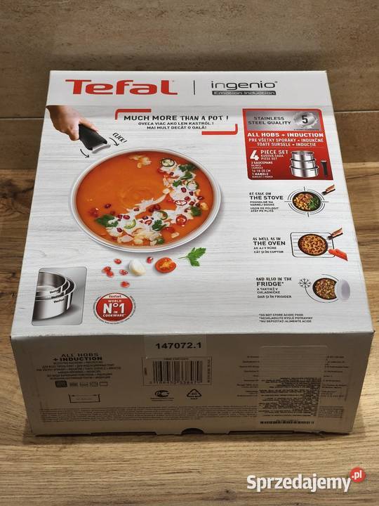 Zestaw nowy garnków Tefal AGD Warszawa sprzedam