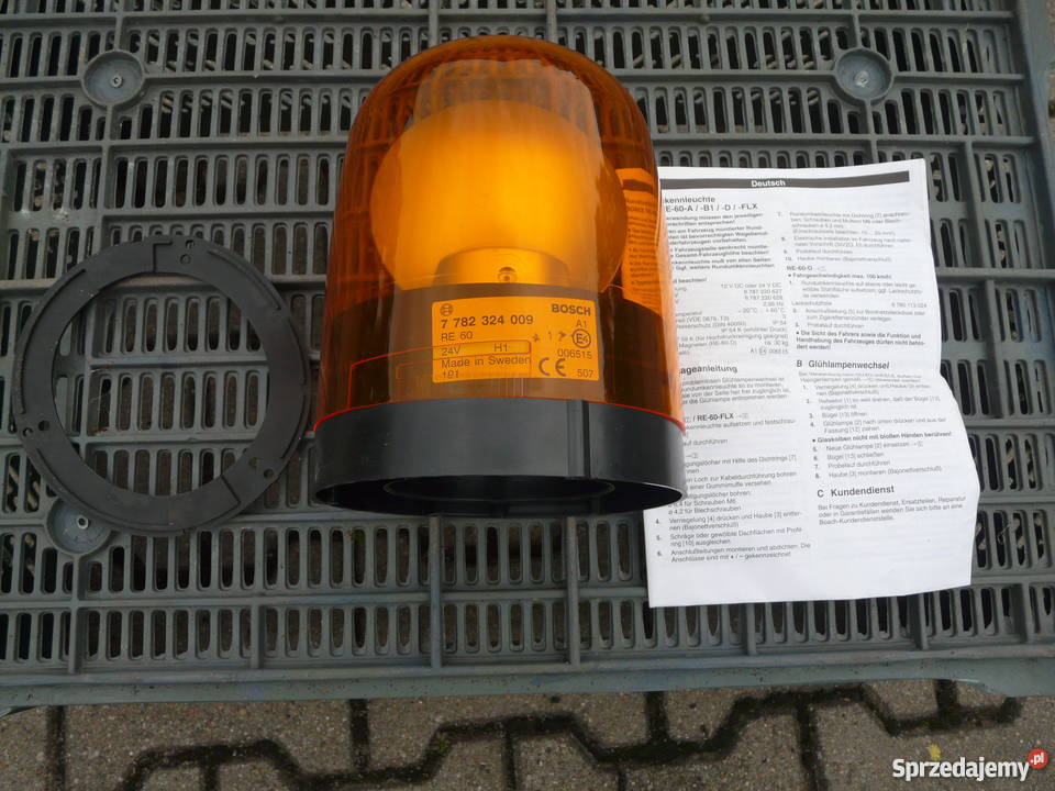 Kogut Lampa ostrzegawcza na dostawcze wózki Łódź