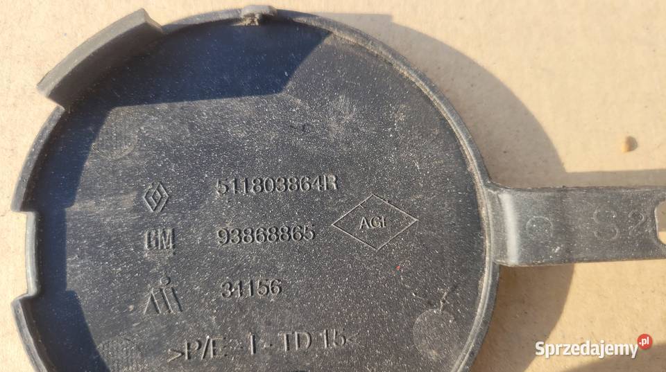 RENAULT TRAFIC III VIVARO ZAŚLEPKA HAKA ZDERZAKA Ruda Śląska