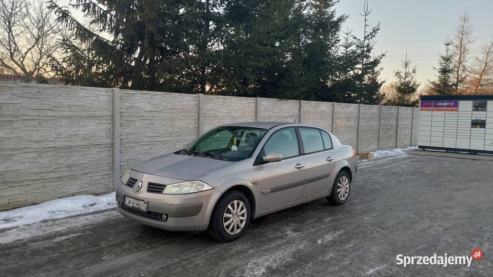 Renault Megane 2 16 benzyna LPG 2004r Sedan manualna Brześć Kujawski