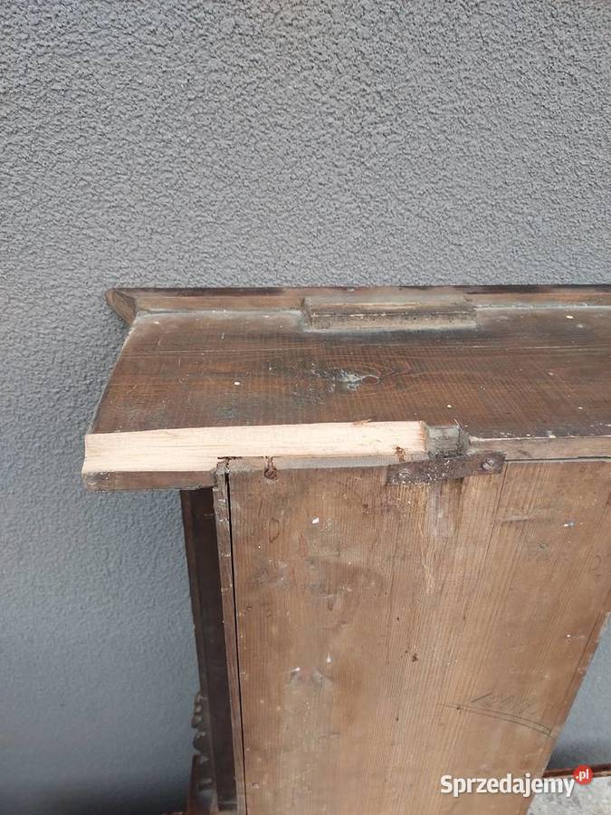S158 Skrzynia obudowa starego zegara pomorskie