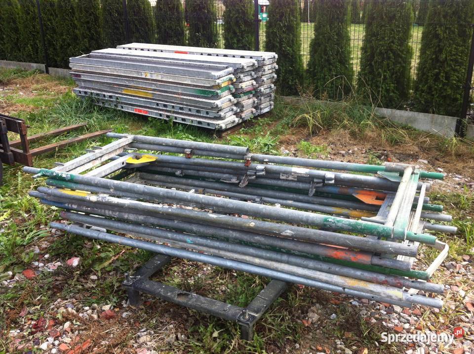 Rusztowanie elewacyjne 3187 m2 używane 514x62 m Stare Siołkowice
