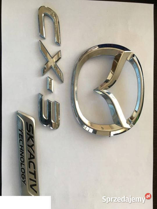 MAZDA CX3 ZNACZEK NAPIS EMBLEMAT LOGO TYŁ KLAPA Kozubszczyzna