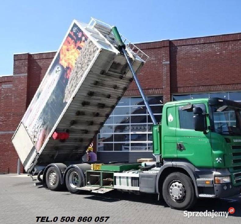 A Scania WYWROTKA z WYDMUCHEM Wywrotka - Sprężarka - Śli