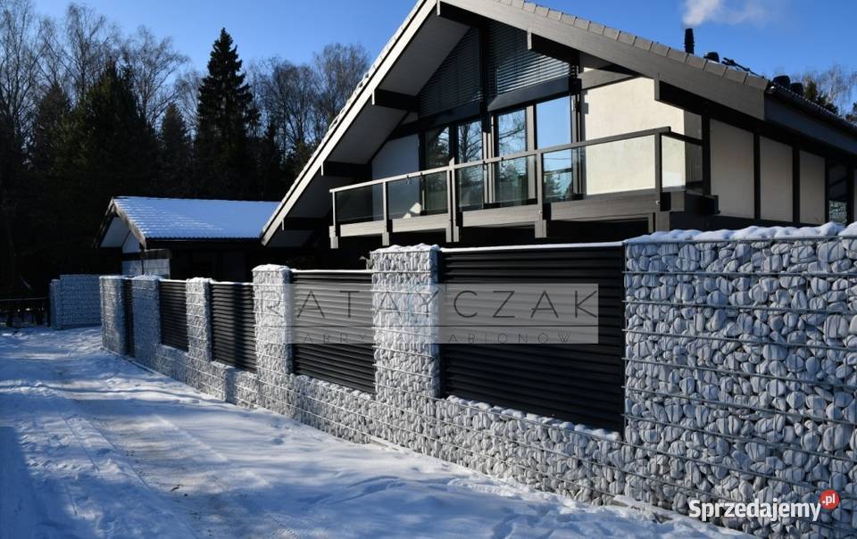 Gabion 200x180x40 pełny zestaw montażowy cynk Piła
