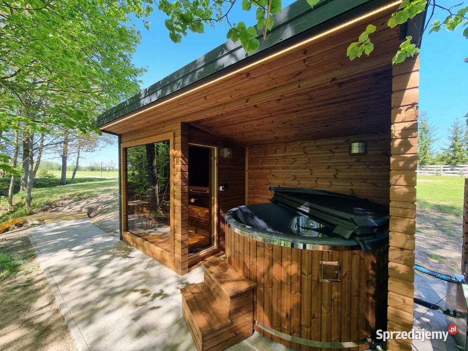 Prestiżowa Sauna Ogrodowa Relax Strefa Spa Ogród Puńsk