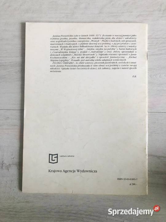 Książka Psotki i śmieszki Janina Porazińska Bajki i wierszyki