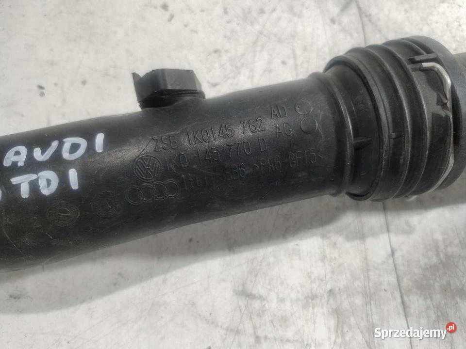 WĄŻ RURA INTERCOOLERA VW AUDI 20 TDI 1K0145770D osobowe