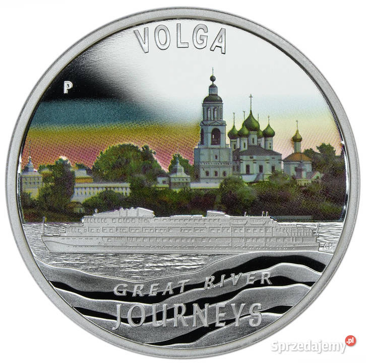 Srebrny zestaw 5 monet Great River Journeys Warszawa sprzedam