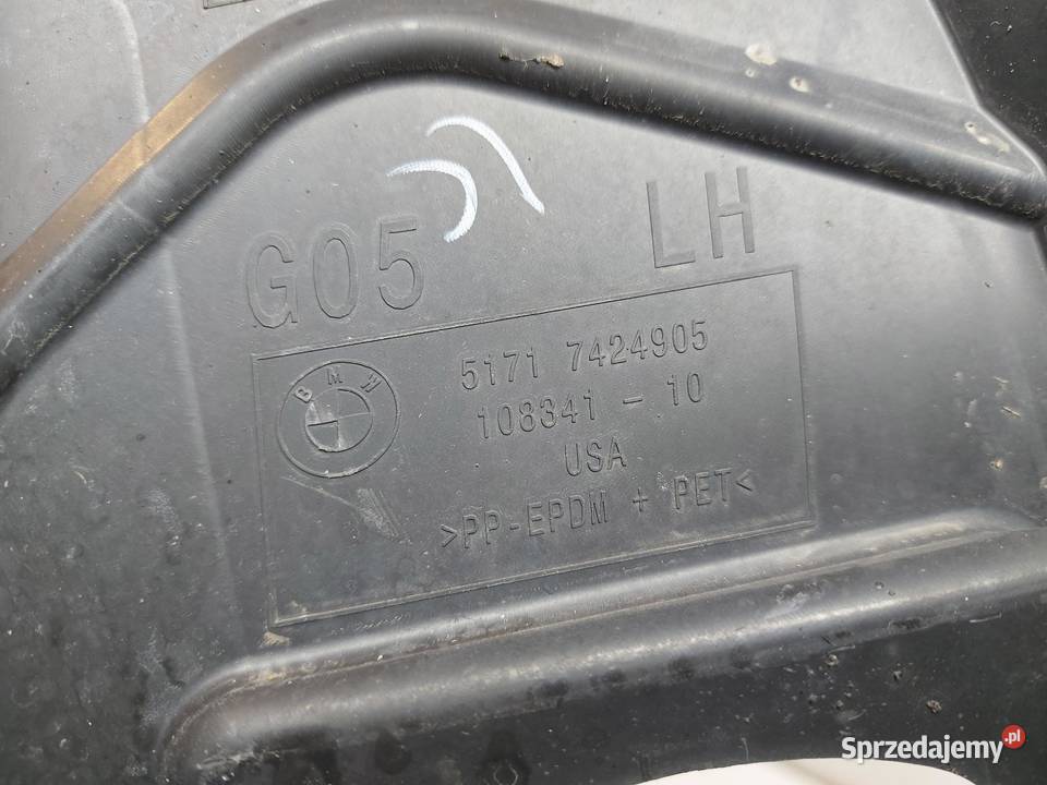 BMW G05 X5 30d 2019r NADKOLE LEWE PRZÓD 7424905