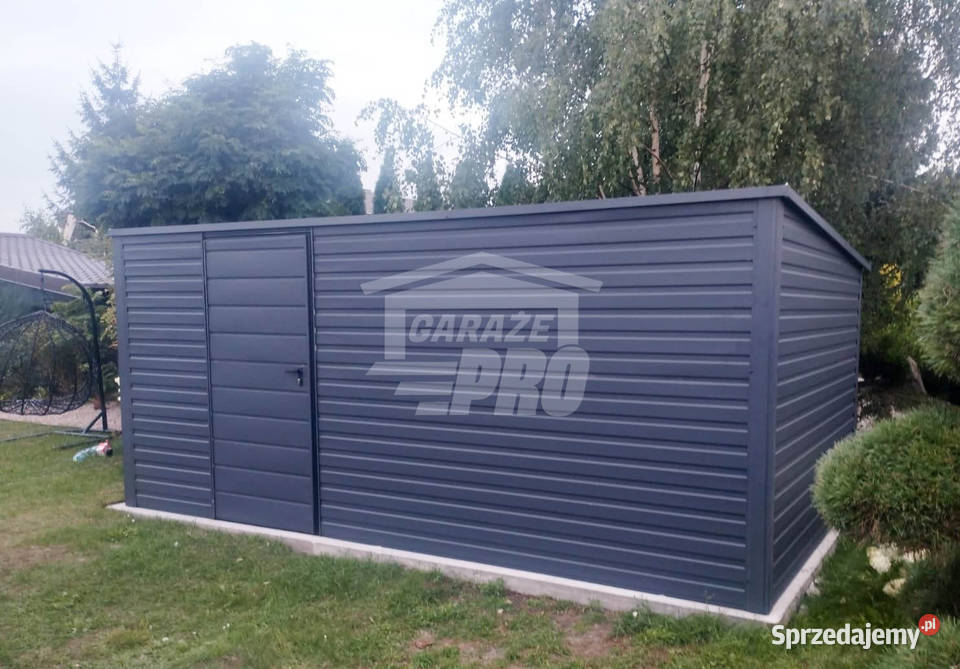 Domek ogrodowy schowek 5x3 antracyt Dach spad w Tychy