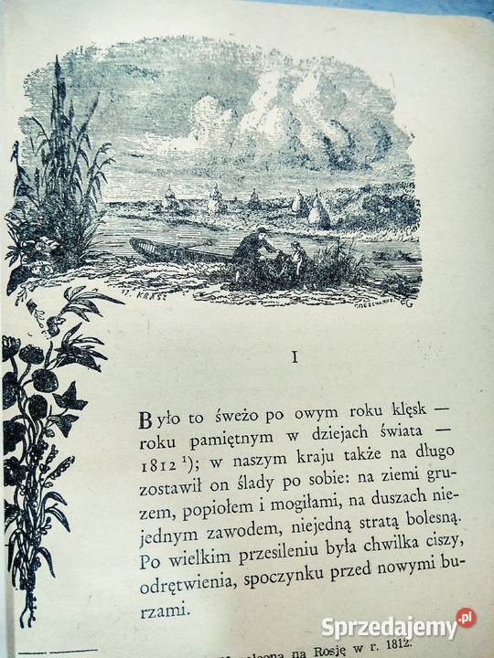 Książki Kraszewskiego z jego ilustracjami