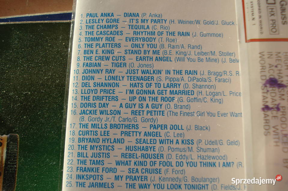 Kasety magnetofonowe 4 Worlds Hits 60 sprzedam