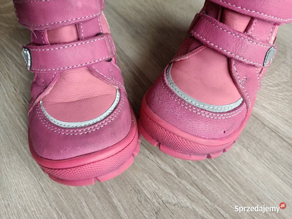 Buty kozaki śniegowce dziewczęce różowe Lasocki Płock