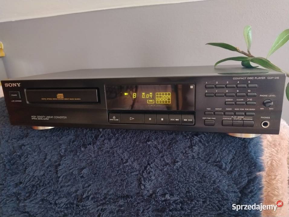 Odtwarzacz CD sony cdp 315 Trzebuska