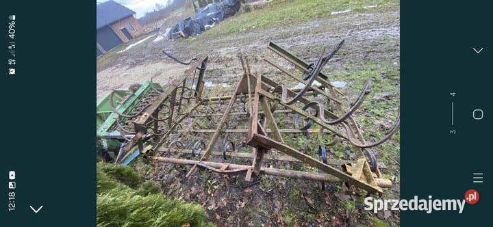 Agregat uprawowy kultywator grujber uszkodzony lubelskie Gorajec-Zagroble