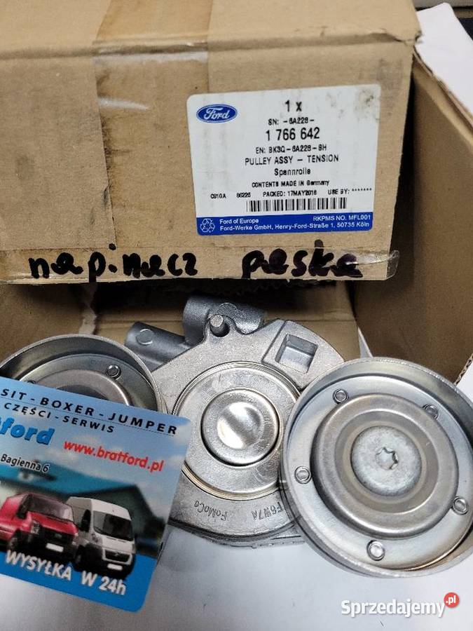 Napinacz Paska Ford 1766642 BK3Q6A228BH Pozostałe Radom