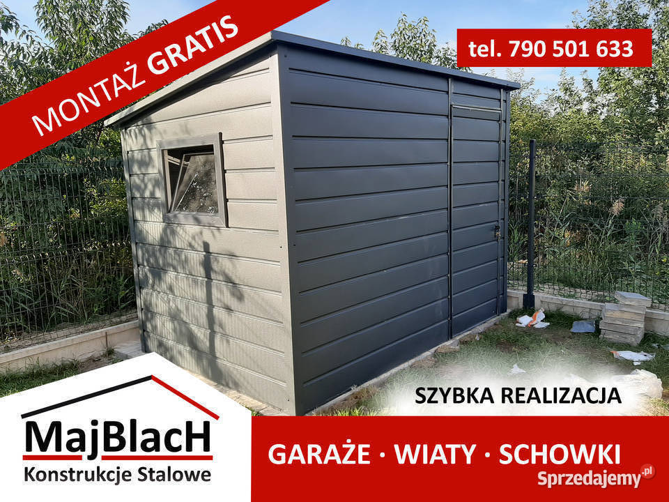 Garaż Blaszany Wiata Magazyn Schowek Garaże Słupsk sprzedam