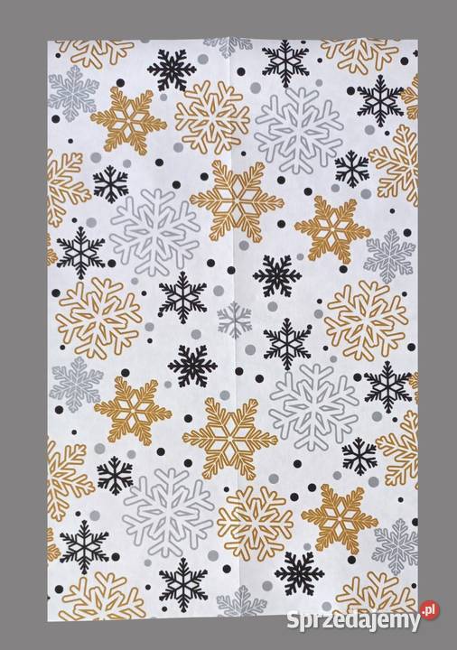Zestaw 12 serwetek świąteczne gwiazdki na białym małopolskie Chrzanów