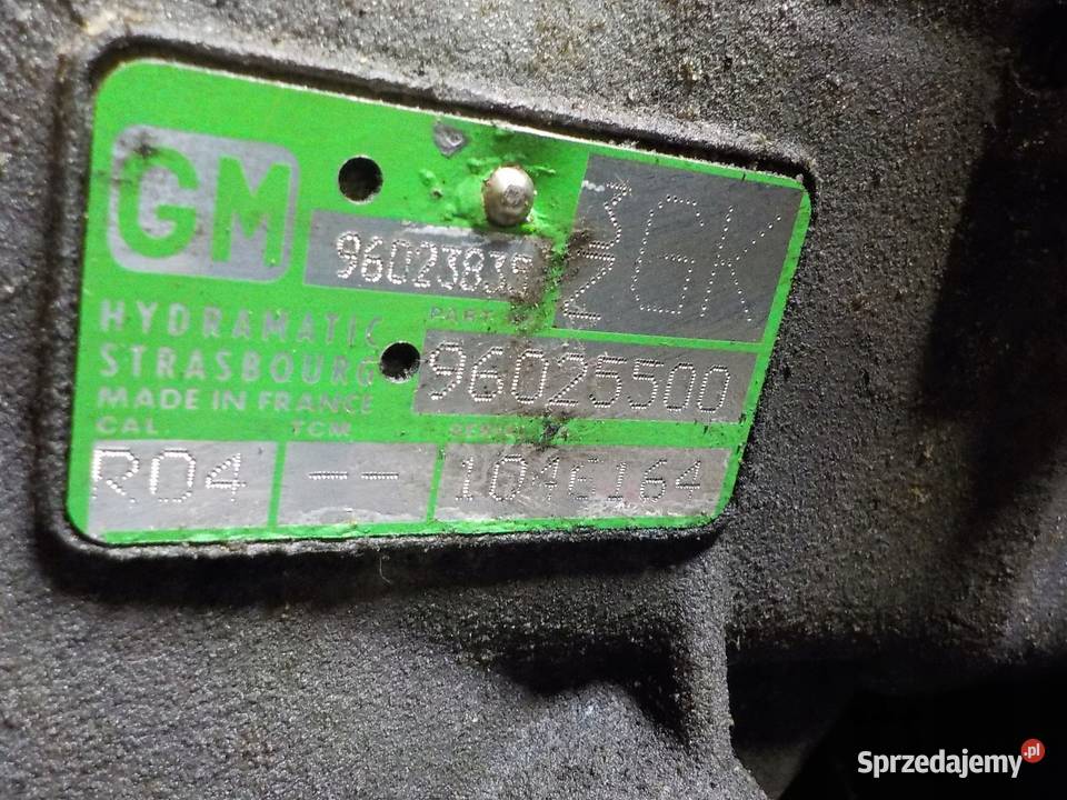 SKRZYNIA BIEGÓW AXPL003003 CADILLAC XLR 46 V8 wielkopolskie Nowy Tomyśl