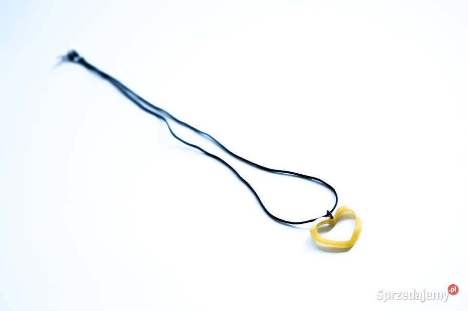 Wisiorek serduszko z żywicy epoksydowej kolor mazowieckie Warszawa