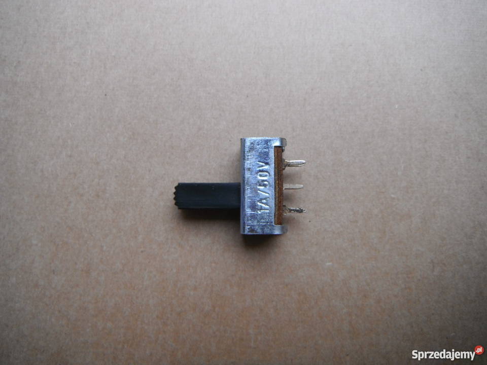 Przełącznik suwakowy 1A 50V Unitra 946224011 Barak