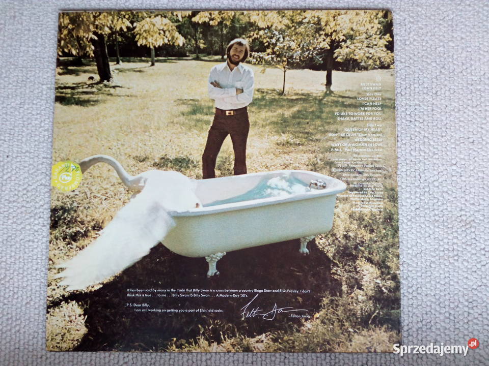 BILLY SWAN I Can Help 1974 Monument CBS LP Puławy sprzedam