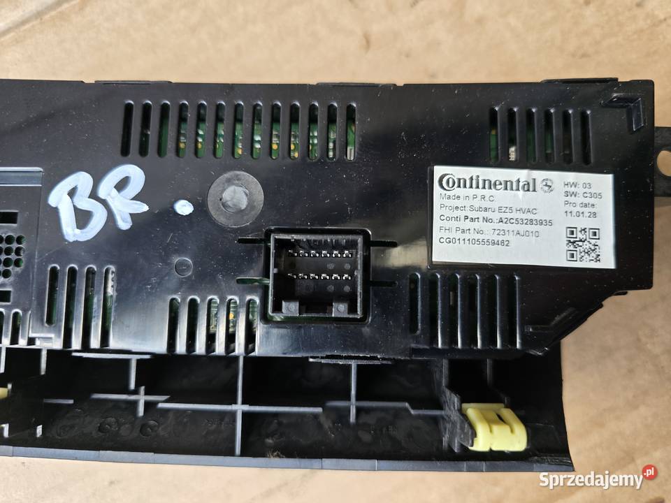 Subaru Outback IV BR panel sterowania ogrzewania dolnośląskie Legnica