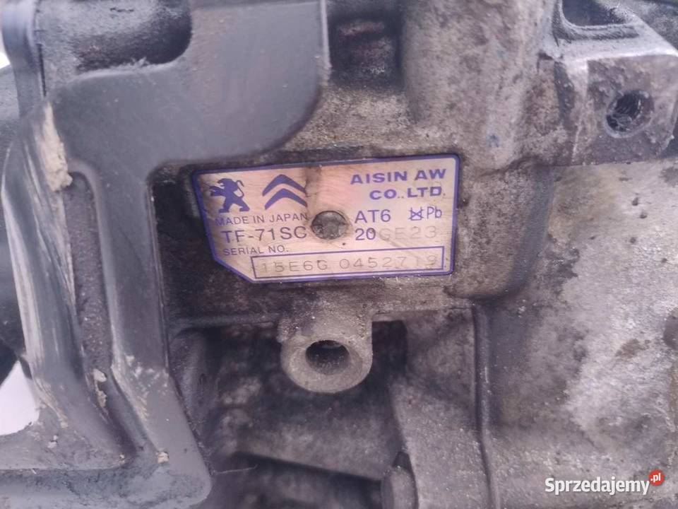 SKRZYNIA BIEGÓW 20GE23 PEUGEOT 5008 16 BLUE HDI osobowe