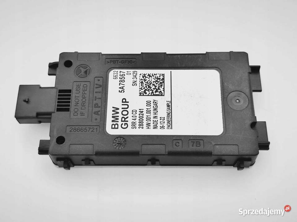 BMW G70 i7 iX U06 G07 XM SRR 01 RADAR SENSOR osobowe Przemęt