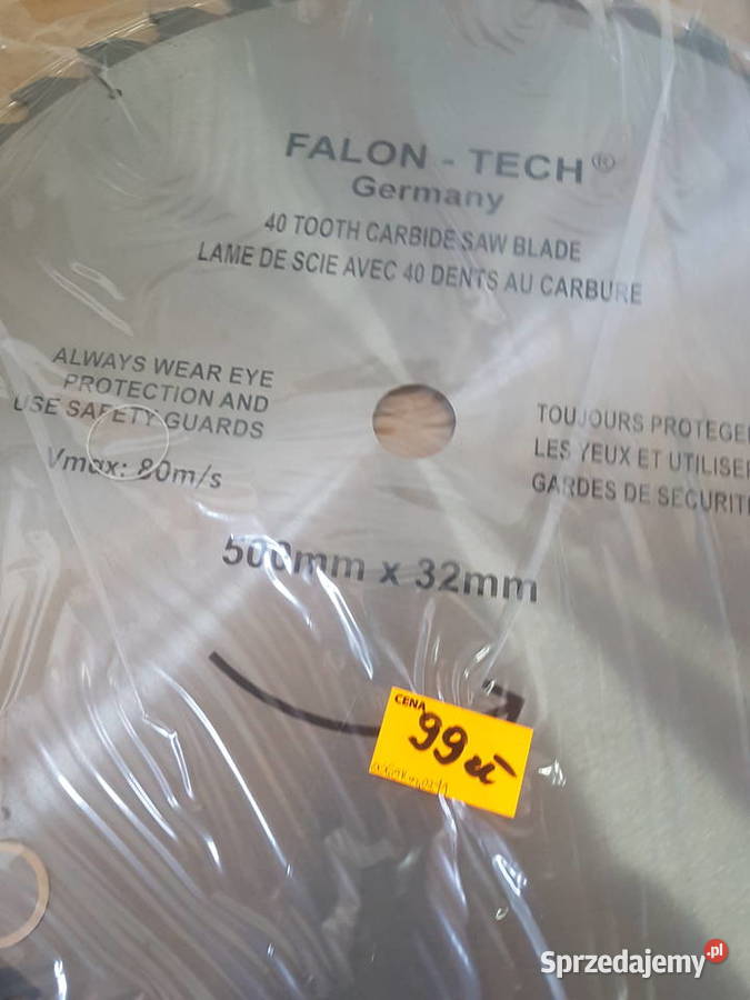 Tarcza piła widiowa do drewna 500x32mm 40T z Głogowa
