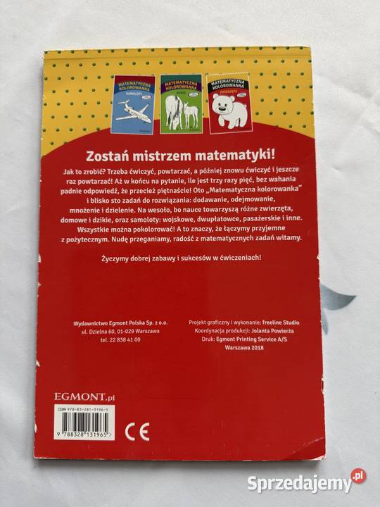 Matematyczna kolorowankazwierzeta