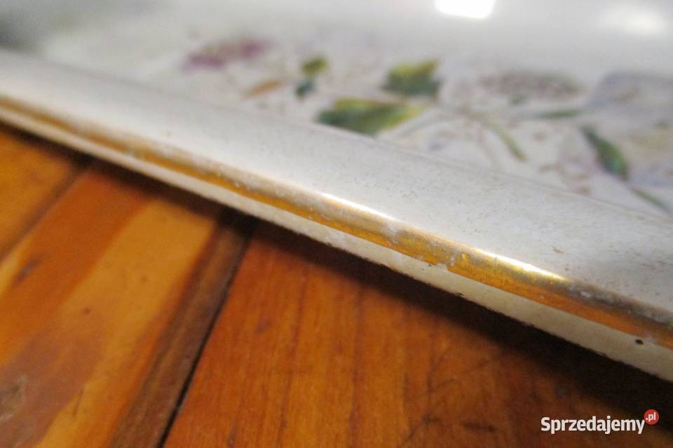 Międzywojnie Emaliowana Patera Taca Owalna sprzedam