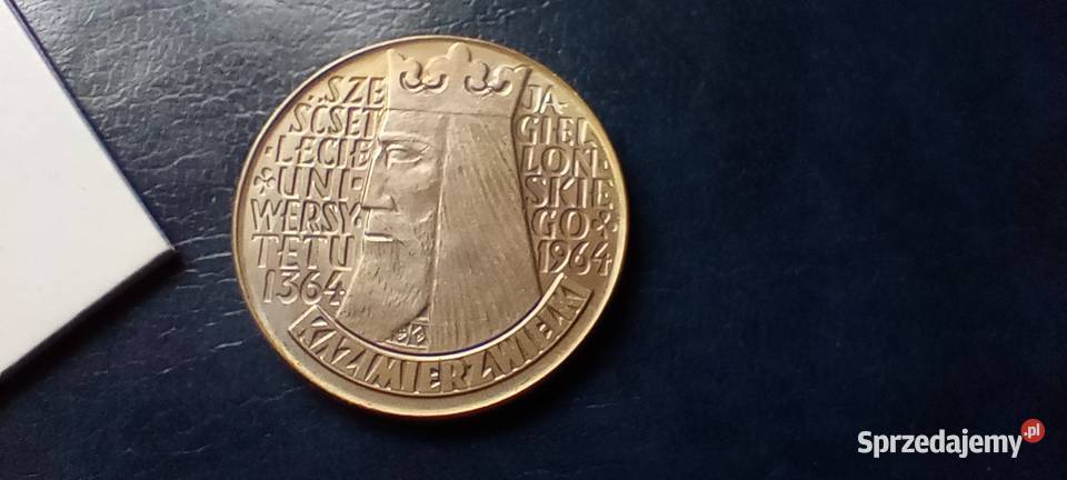 Stare monety 10 złotych 1964 Kazimierz Wielki