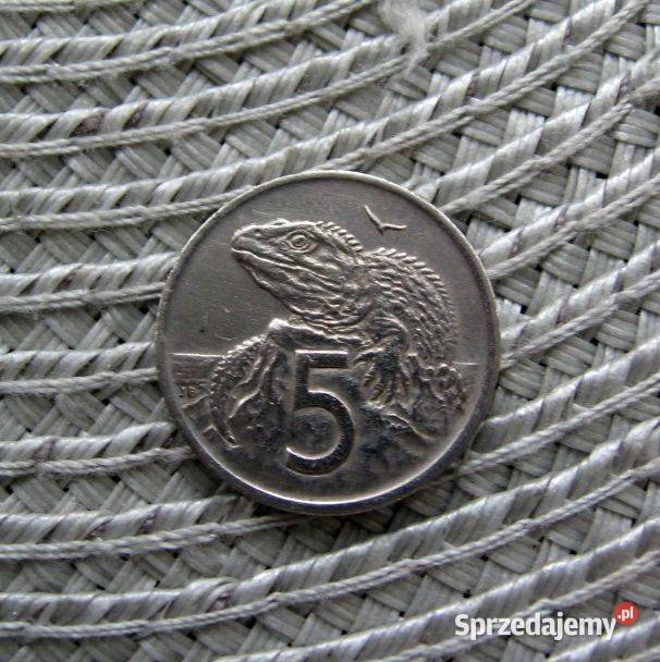 Nowa Zelandia 5 Cent 1972r Kalisz