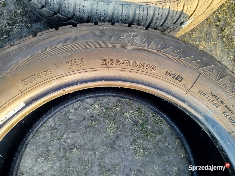 Opony zimowe 20555 R16 16cale Samochodowe Strzelno