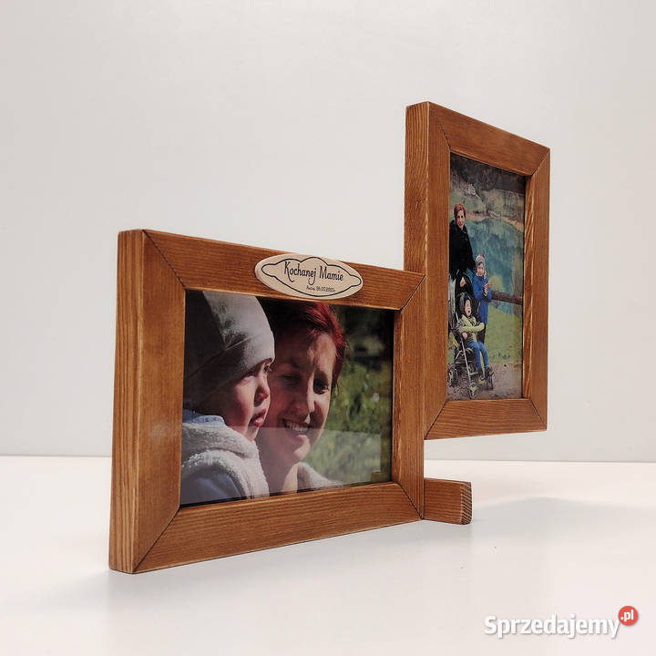 DZIEŃ MATKI Ramka Na Zdjęcia 10x15 DREWNO Napis sprzedam