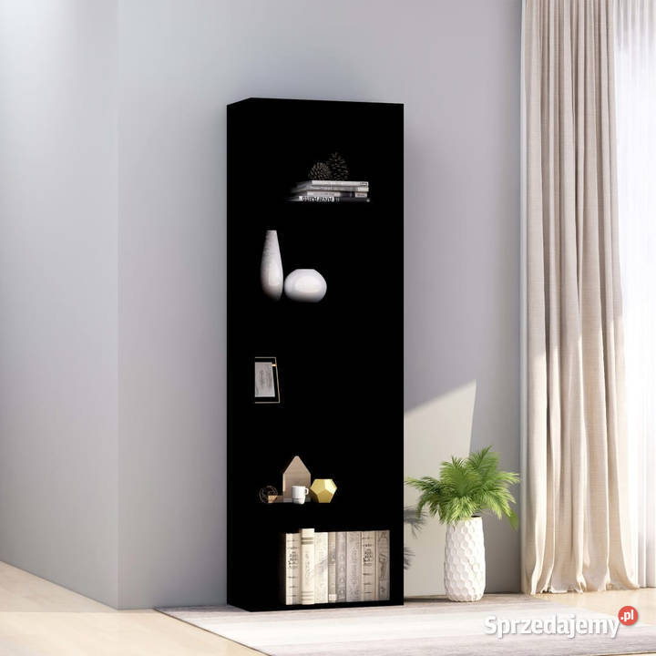 5poziomowy regał czarny 60x30x189 materiał Regały Warszawa sprzedam
