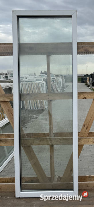 OKNA KacprzaK Witryna 76X199 FIX Używany PCV Siedlce