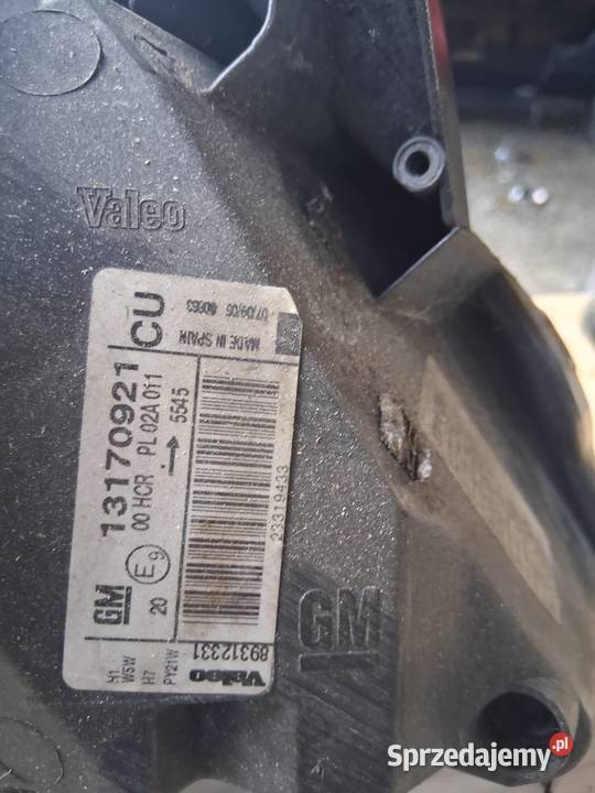 Lampy opel Vectra c angliki Łuków sprzedam