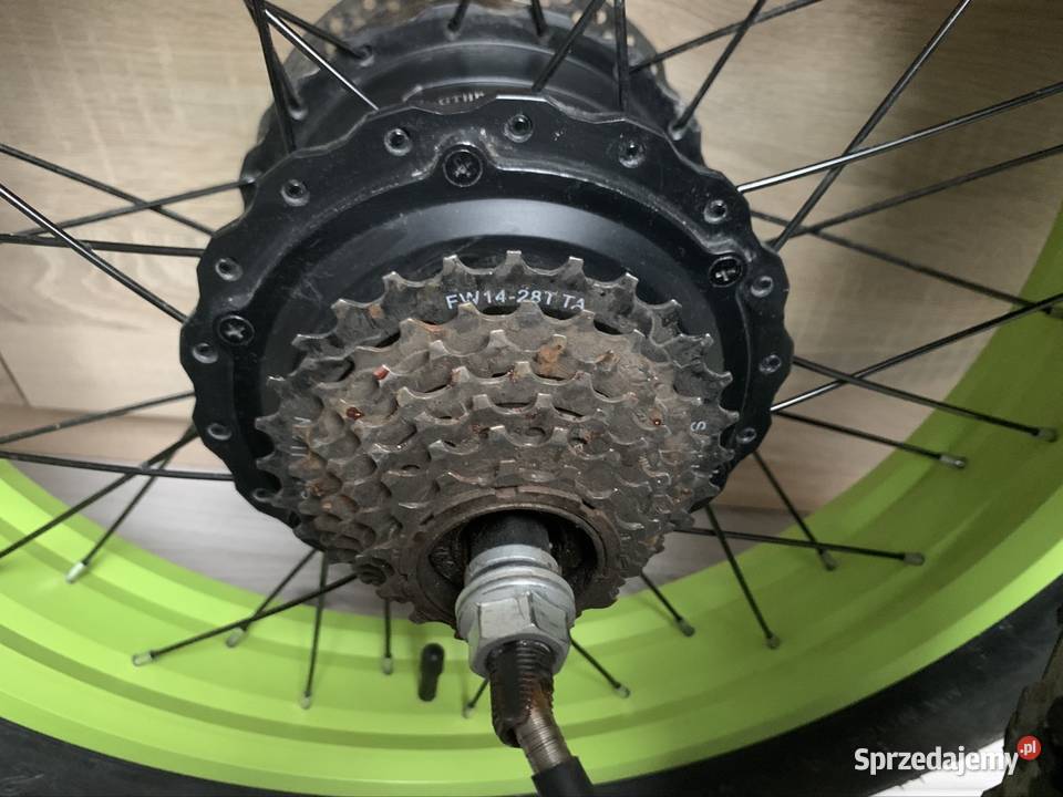 Komplet kół do roweu elektrycznego z silnikiem Glinka