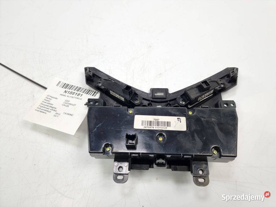 PANEL KLIMATYZACJI CHEVROLET CRUZE 11213127 osobowe Lipno