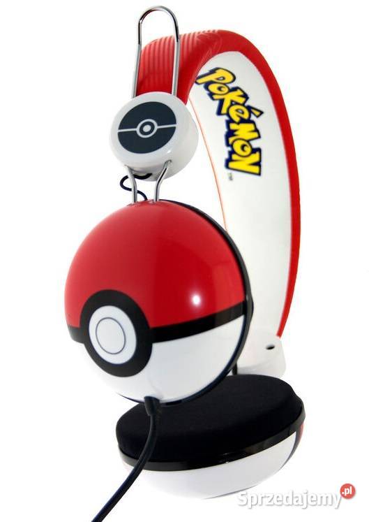 Pokemon Pokeball Słuchawki Przewodowe Nauszne Mogilany