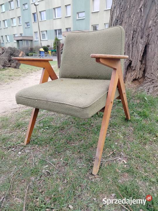 Fotel prl Świdnica Polska