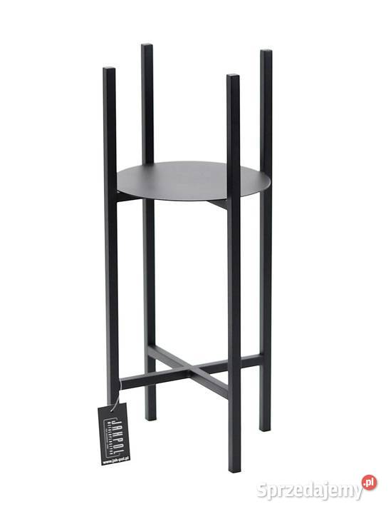 Kwietnik Metalowy Stojak na kwiaty 60 czarny Sobienie-Jeziory