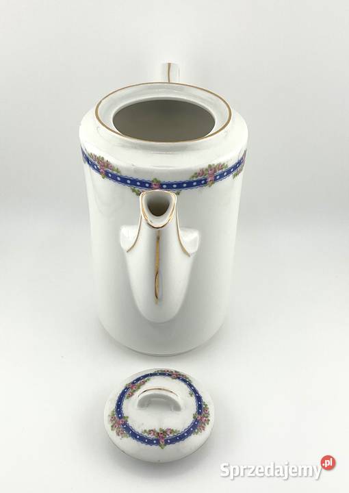 Mlecznik dzbanek kawy EPIAG Royal Art Deco stara Porcelana i szkło małopolskie Kraków sprzedam
