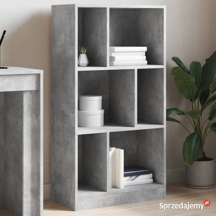Regał szarość betonu 57x285x1075 materiał Warszawa sprzedam