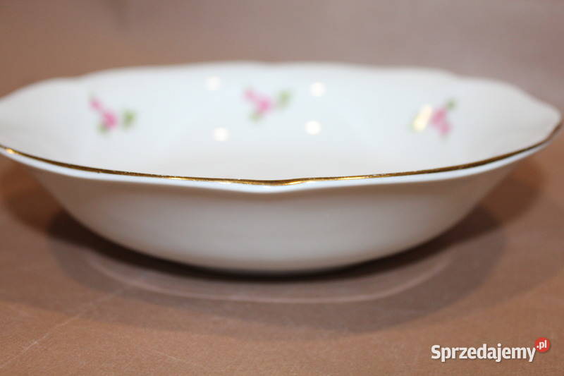 Porcelanowa salaterka w kwiaty 801 Szczecin